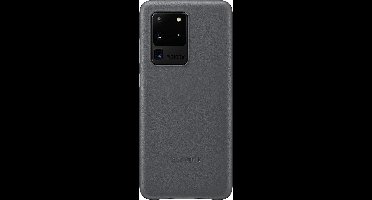 Samsung Leather Hoesje - Samsung Galaxy S20 Ultra - Grijs