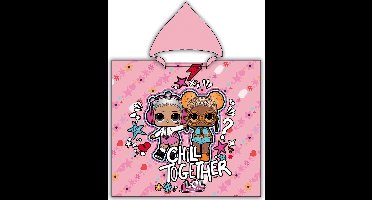 LOL Surprise! Poncho Katoen - 60 x 120 cm - Roze