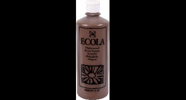 Ecola plakkaatverf 400 Brown 1000ML