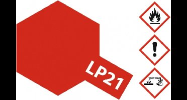 Tamiya Hobbyverf Olieverf - LP-21 Italian Red - Gloss - Lacquer Paint - Verf potje - 10 ml