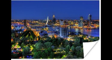 Poster Rotterdam - Nederland - Skyline - 30x20 cm