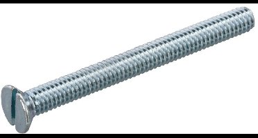 Metaalschroef vz pk M5x16mm DIN963