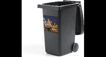 Container sticker Berlijn - Kerst - Markt - 40x40 cm - Kliko sticker