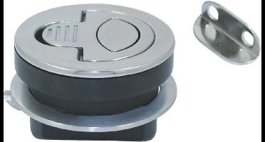 Luiksluiting met greep inbouw weersbestendig 60mm rvs a4 gv ( a 1 st )