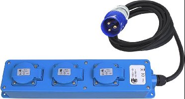 Gimeg Elektra CEE Verdeeldoos - 3-weg - 1,5 m