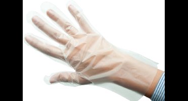 TPE Handschoenen - 200 stuks - Transparant - Maat S