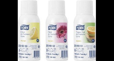 Tork Luchtverfrisser spray  12 stuks - 3 geuren
