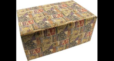 World of Travel Vintage Cadeaupapier Inpakpapier- Kraft - 200 x 70 cm - 5 Rollen