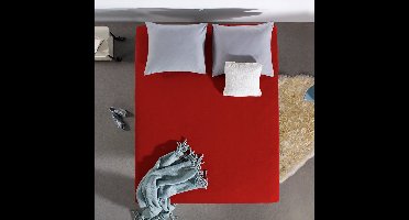Dreamhouse Dubbel Jersey Hoeslaken – 80/90/100x200 – Rood – Lekker Zacht