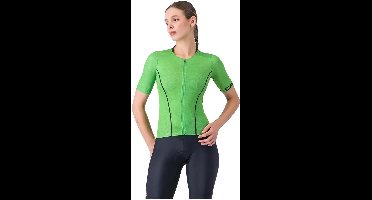 Castelli Anima Flow Korte Mouw Wielertrui Groen S Vrouw