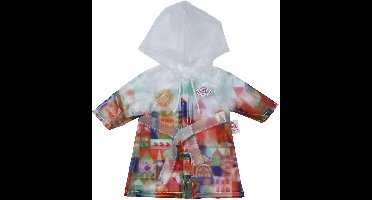 BABY born poppen regenjas 43cm kleurrijk - poppenkleding.