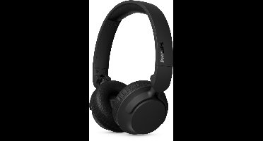 PHILIPS TAH4500BK/00 - Draadloze On-Ear Koptelefoon - Active Noise Cancelling - Bluetooth 6.0 - Tot 70 Uur Batterijduur - Dynamic Bass - Multipoint - Snelladen 5 Min = 4 Uur - Zwart