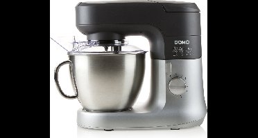 DOMO DO9182KR Keukenrobot – Keukenmachine – 4,5L RVS Mengkom – 1000W - Inclusief Accessoires