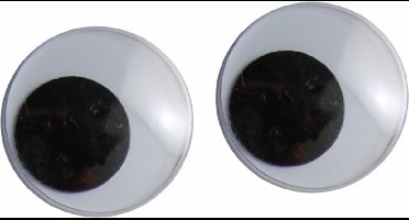 Vaessen Creative Wiebeloogjes - 6mm - 1000st