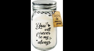 Black & White geurkaars - Forever be my always