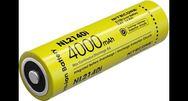 Nitecore NL2140i Oplaadbare 21700 Li-Ion batterij 4000mAh