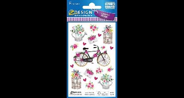 Avery Papieretiket Z-design Creative pakje a 2 vel bloemen