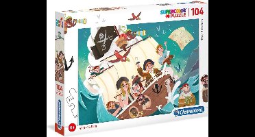Clementoni Supercolor Puzzel - The Pirates - 104 Stukjes