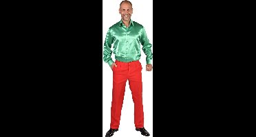 Magic Design Verkleedblouse Schurk Heren Polyester Groen Maat Xl