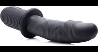 XR Brands - Power Pounder - Vibrating and Thrusting Silicone Dildo