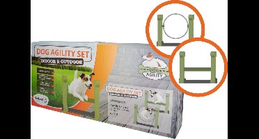 Holland Animal Care Dog Agility Set - Set - Hondenspeelgoed - Voor binnen en buiten - Groen