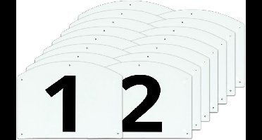 Vplast Show Jump cijfers en letters set compleet