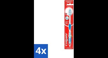 4 x Colgate - Tandenborstel - Classic Deep Clean Medium - 1 Tandenborstel - Tandenborstel - Mondhygiëne - Tandenborstel Reiniging - Tandplak Verwijderen - Etensresten Verwijderen