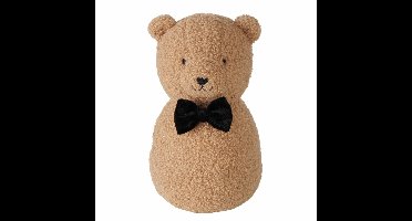 Boltze Deurstopper Beertje - 1 kg - bruin - knuffeldier - H22 cm - deurstop - binnendeur en buitendeur