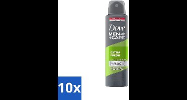 10 x Dove - Deodorant - Men Care Extra Fresh - Verfrissend en energiek - 48 uur bescherming - 250 ml - Deodorant Voor Mannen - 48 Uur Bescherming - Verfrissend Geur - Huidverzorging - Zweet En Geur Bescherming