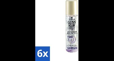 6 x Gliss-Kur - Anti-Klit Spray - Winter Repair - Makkelijke Kambaarheid - 200 ml - Haarkleur - Haarkleur - Haarkleur - Haarkleur - Haarkleur