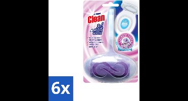 6 x At Home - Clean - Toiletblok - 3in1 Active - Lavender Power - Neutraliseert & Reinigt - 1 Blok - Toiletblok - Toilet Reinigen - Toilet Frisheid - Toilet Geuren Neutraliseren - Toilet Hygiëne