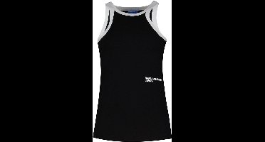 Karl Lagerfeld Jeans Milano Racer Mouwloos T-shirt Zwart M Vrouw