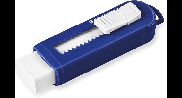 Staedtler Gum PVC-vrij met schuifmechanisme Blauw/wit