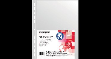 OFFICE products geperforeerde showtas | A4 | 30 micron | glashelder | pak van 100 stuks