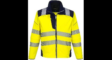 Portwest PW3 Hi-Vis Softshell Jack T402 - Geel/Marine - 4XL