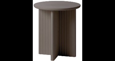Bijzettafel Palma rond Ø50 cm - Taupe