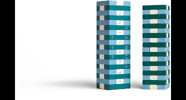 Printworks Spel Play - Tumbling Towers - Groen/Blauw