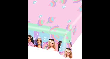 RIETHMULLER - Plastic tafelkleed Barbie Sweet Life 120 x 180 cm