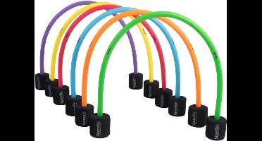 Spordas foam kruipbogen set van 6 kleuren - verstelbare kruippoort.