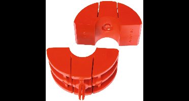 ROTHENBERGER klembekkenset voor ROCUT 110, 40mm, 2 halve schalen ...