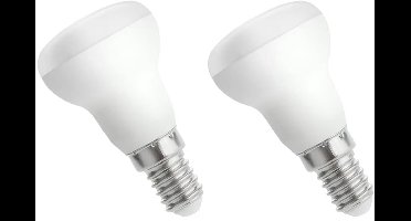 Spectrum LED Reflectorlamp E14 3W - 230V - 180 Lumen - 3000K Warm wit - Gezellig licht - Energiezuinig - 2 stuks