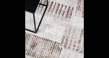 Mazovia Tapijt Beige Modern Abstract,Figuren en Vormen - Woonkamer - Rechthoek Voeten Vloerverwarming OEKO-TEX® Certificaat - Crème - 160 x 230 cm