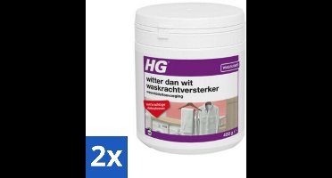 HG Witter Dan Wit Waskrachtversterker Met Vlekoplosser 500 gr - Voordeelverpakking - 2 stuks