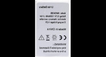 Vervangende batterij geschikt voor universele afstandsbedieningen - 1000mAh capaciteit - Langdurige power - Hoogwaardige kwaliteit