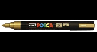 Paintmarker uni posca pc5m m goud | 12 stuks
