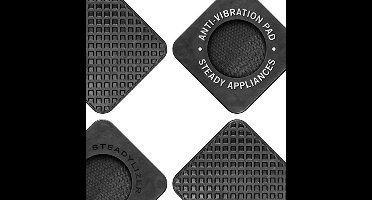 Anti-vibratie pads voor wasmachines en drogers - 4 stuks - Verminder geluid en voorkomen dat apparaten lopen