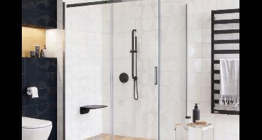 Excellent Hendi Douchegreep Zwart Mat 75cm