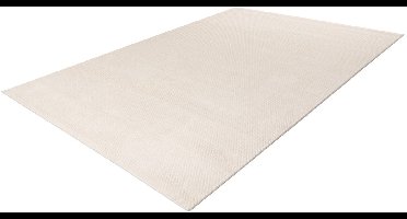 Pierre Cardin Vloerkleed - Modern Tapijt - 3D Effect - Creme Wit - Luxe en Duurzaam - Elegant Design