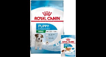 Royal Canin Mini Puppy Combi Bundel - 8 kg + 12 x 85 g