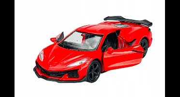 Welly Chevrolet Corvette Z06 Rood 1:34 Metaalmodel Auto
